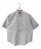 SUPREMEシュプリーム）の古着「Loose Fit Oxford S/S Shirt　ルーズフィット・オックスフォード・S/Sシャツ」｜ホワイト