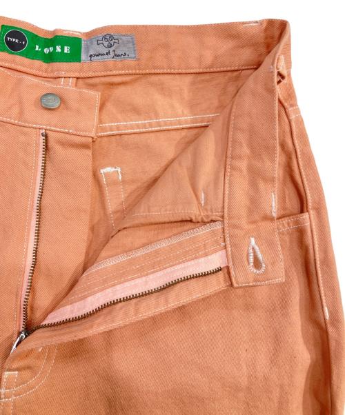 gourmet jeans（グルメジーンズ）gourmet jeans (グルメジーンズ) TYPE-1デニムパンツ/タイプワン　デニムパンツ オレンジ サイズ:SIZE 30の古着・服飾アイテム