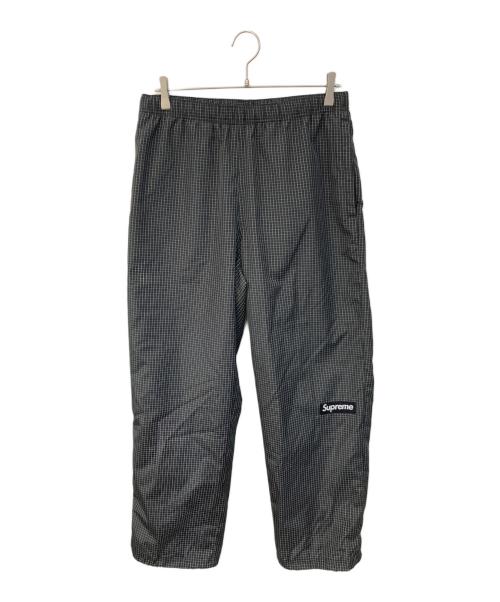 SUPREME（シュプリーム）SUPREME (シュプリーム) Reflective Ripstop Track Pant　リフレクティブ　リップストップ　トラックパンツ ブラック サイズ:SIZE Sの古着・服飾アイテム