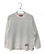SUPREMEシュプリーム）の古着「Polartec Mesh L/S Football Top　ポーラテックメッシュ　ロングスリーブ　フットボールトップ」｜ホワイト