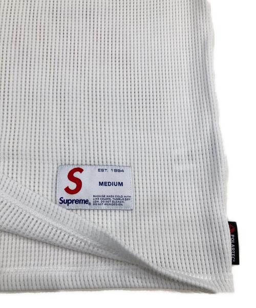 SUPREME（シュプリーム）SUPREME (シュプリーム) Polartec Mesh L/S Football Top　ポーラテックメッシュ　ロングスリーブ　フットボールトップ ホワイト サイズ:SIZE Mの古着・服飾アイテム