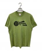 SUPREMEシュプリーム）の古着「Records Tee　レコーズ・ティー」｜グリーン