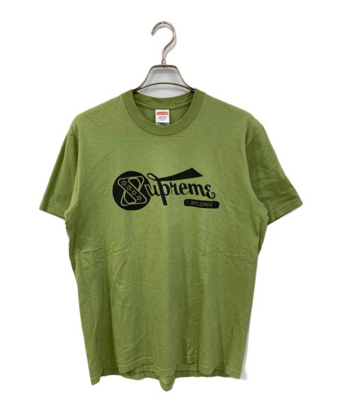 SUPREME（シュプリーム）SUPREME (シュプリーム) Records Tee　レコーズ・ティー グリーン サイズ:SIZE Mの古着・服飾アイテム