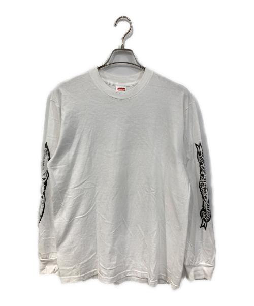 SUPREME（シュプリーム）SUPREME (シュプリーム) ANTIHERO (アンタイヒーロー) Eagle L/S Tee/イーグルロングスリーブティー ホワイト サイズ:SIZE Mの古着・服飾アイテム