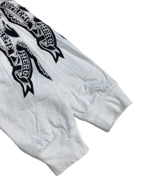 SUPREME（シュプリーム）SUPREME (シュプリーム) ANTIHERO (アンタイヒーロー) Eagle L/S Tee/イーグルロングスリーブティー ホワイト サイズ:SIZE Mの古着・服飾アイテム