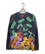 SUPREMEシュプリーム）の古着「All Dogs To Heaven L/S Top　オール・ドッグス・ゴー・トゥ・ヘブン・エルエス・トップ」｜ブラック