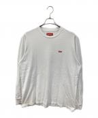 SUPREMEシュプリーム）の古着「Small Box L/S Tee/スモール ボックス ロングスリーブ ティー」｜ホワイト