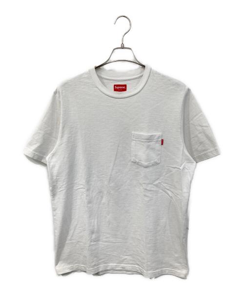 SUPREME（シュプリーム）SUPREME (シュプリーム) S/S Pocket Tee/エスエス ポケット ティー ホワイト サイズ:SIZE Mの古着・服飾アイテム