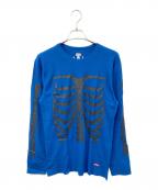 SUPREME×Hanesシュプリーム×ヘインズ）の古着「Bone Thermal crew/ボーンズ・サーマル・クルー」｜ブルー