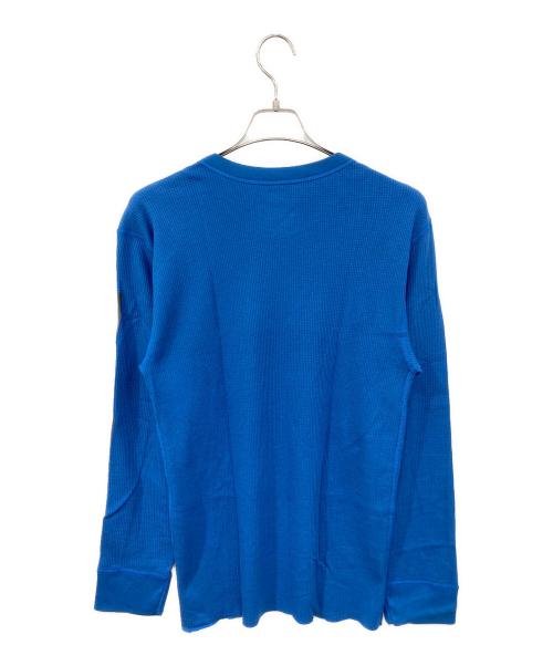SUPREME（シュプリーム）SUPREME (シュプリーム) Hanes (ヘインズ) Bone Thermal crew/ボーンズ・サーマル・クルー ブルー サイズ:SIZE Lの古着・服飾アイテム