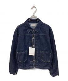 NICENESS（ナイスネス）の古着「Pleated Tracker Jacket/プリーツトラッカージャケット」｜インディゴ