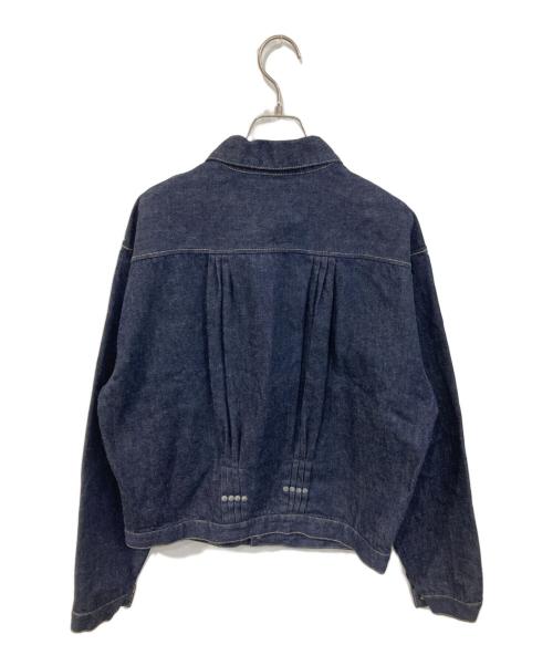 NICENESS（ナイスネス）NICENESS (ナイスネス) Pleated Tracker Jacket/プリーツトラッカージャケット インディゴ サイズ:SIZE Lの古着・服飾アイテム