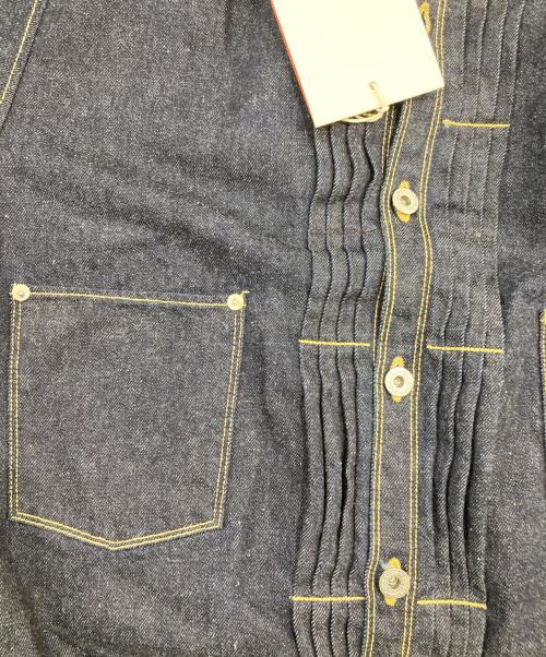 NICENESS（ナイスネス）NICENESS (ナイスネス) Pleated Tracker Jacket/プリーツトラッカージャケット インディゴ サイズ:SIZE Lの古着・服飾アイテム