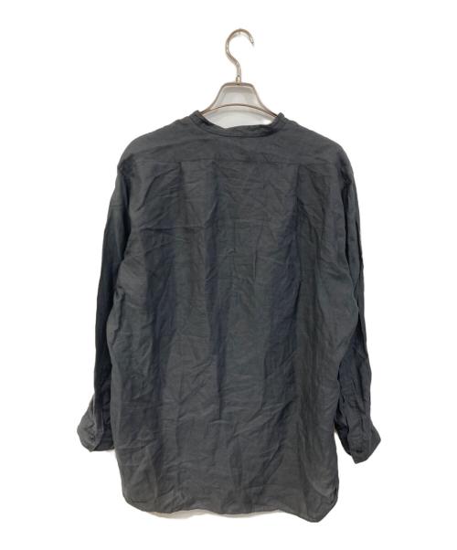 RE-PURPOSE（リパーパス）RE-PURPOSE (リパーパス) バンドカラーシャツ ブラック サイズ:SIZE Mの古着・服飾アイテム