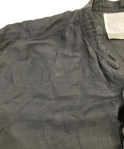 RE-PURPOSE（リパーパス）RE-PURPOSE (リパーパス) バンドカラーシャツ ブラック サイズ:SIZE Mの古着・服飾アイテム