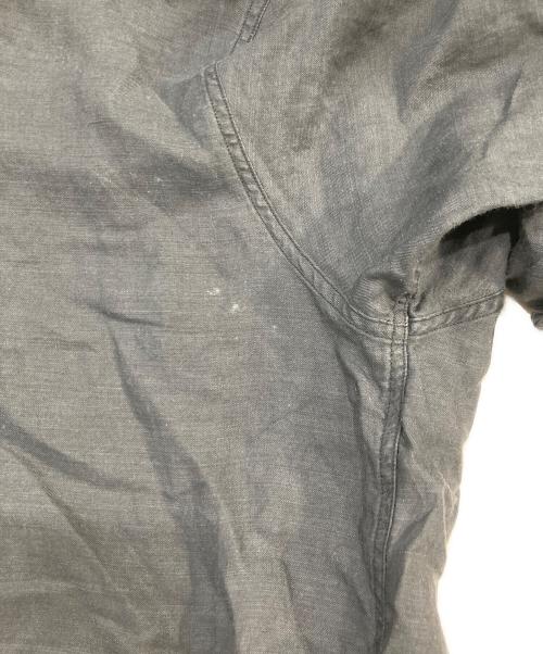 RE-PURPOSE（リパーパス）RE-PURPOSE (リパーパス) バンドカラーシャツ ブラック サイズ:SIZE Mの古着・服飾アイテム