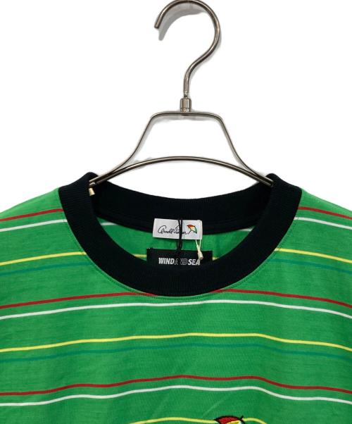 WIND AND SEA（ウィンダンシー）WIND AND SEA (ウィンダンシー) Arnold Palmer (アーノルドパーマー) カットソー グリーン サイズ:XL 未使用品の古着・服飾アイテム