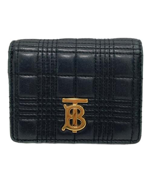 BURBERRY（バーバリー）BURBERRY (バーバリー) 3つ折り財布 ブラックの古着・服飾アイテム