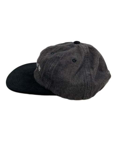 SUPREME（シュプリーム）SUPREME (シュプリーム) Denim Suede Compact Logo 6-Panel グレーの古着・服飾アイテム