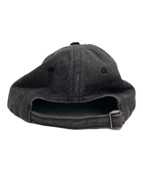 SUPREME（シュプリーム）SUPREME (シュプリーム) Denim Suede Compact Logo 6-Panel グレーの古着・服飾アイテム