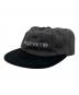 SUPREME（シュプリーム）の古着「Denim Suede Compact Logo 6-Panel」｜グレー