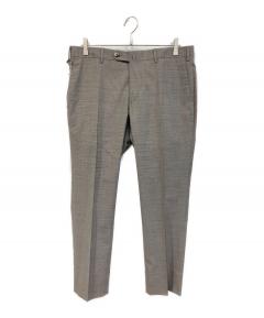 中古・古着通販】GUCCI (グッチ) 裾ジップスラックス グレー サイズ:40
