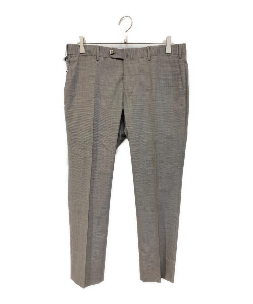 PT TORINO（ピーティートリノ）PT TORINO (ピーティートリノ) ノープリーツ スラックス グレー サイズ:SIZE 50 未使用品の古着・服飾アイテム