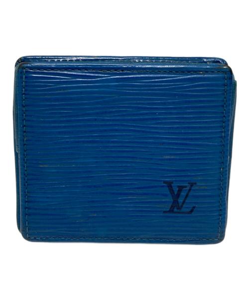 LOUIS VUITTON（ルイ ヴィトン）LOUIS VUITTON (ルイ ヴィトン) コインケース ブルーの古着・服飾アイテム