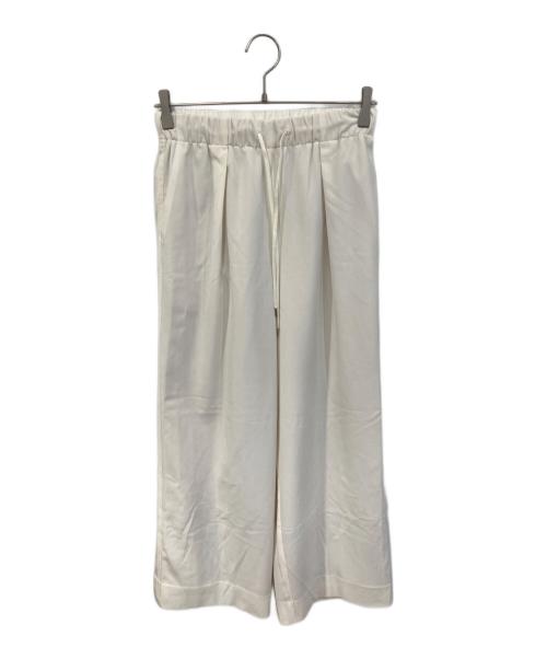 BALLSEY（ボールジィ）BALLSEY (ボールジィ) 2-wayストレッチ イージーセミワイドパンツ ホワイト サイズ:34の古着・服飾アイテム
