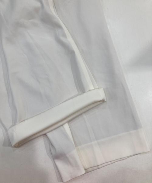 BALLSEY（ボールジィ）BALLSEY (ボールジィ) 2-wayストレッチ イージーセミワイドパンツ ホワイト サイズ:34の古着・服飾アイテム