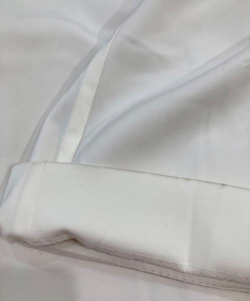 BALLSEY（ボールジィ）BALLSEY (ボールジィ) 2-wayストレッチ イージーセミワイドパンツ ホワイト サイズ:34の古着・服飾アイテム