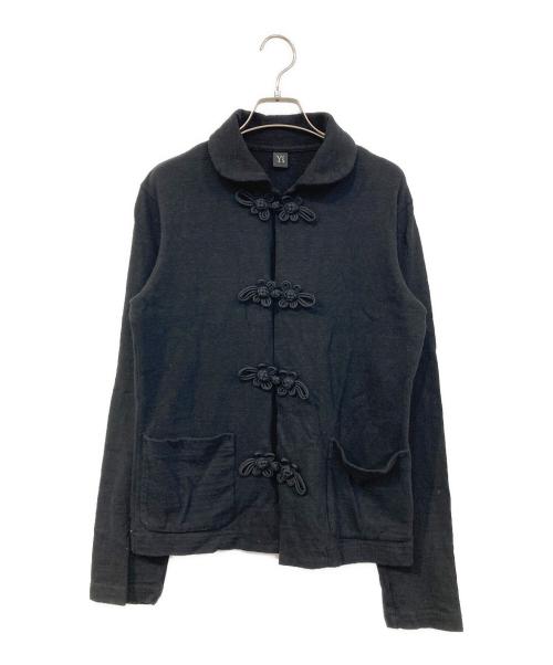 Y's（ワイズ）Y's (ワイズ) コットンカーディガン ブラック サイズ:SIZE 2の古着・服飾アイテム