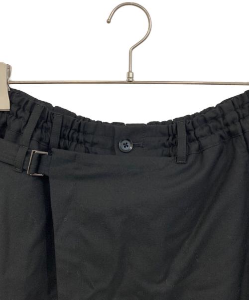 GROUND Y（グラウンドワイ）GROUND Y (グラウンドワイ) ラップサルエルパンツ ブラック サイズ:不明の古着・服飾アイテム