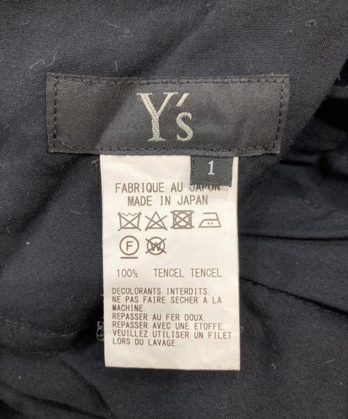 Y's（ワイズ）Y's (ワイズ) テンセルギャザースカート ブラック サイズ:1の古着・服飾アイテム