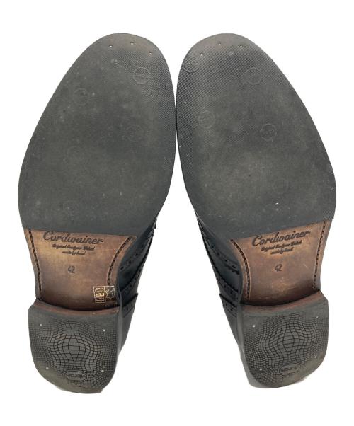 Cordwainer（コードウェイナー）CORDWAINER (コードウェイナー) ウィングチップシューズ ブラック サイズ:SIZE 42の古着・服飾アイテム