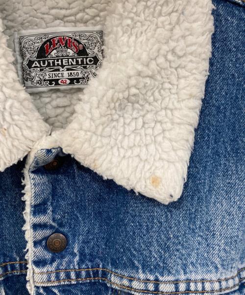 LEVI'S（リーバイス）LEVI'S (リーバイス) 裏ボアデニムジャケット インディゴ サイズ:42の古着・服飾アイテム