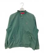 stussyステューシー）の古着「スタンドカラージップジャケット」｜グリーン