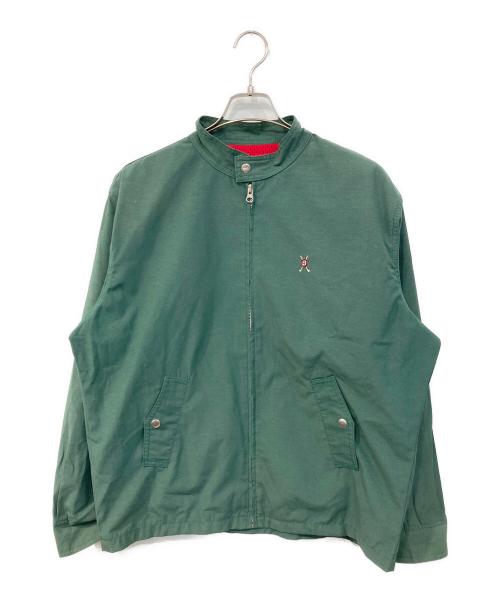 stussy（ステューシー）stussy (ステューシー) スタンドカラージップジャケット グリーン サイズ:SIZE Mの古着・服飾アイテム