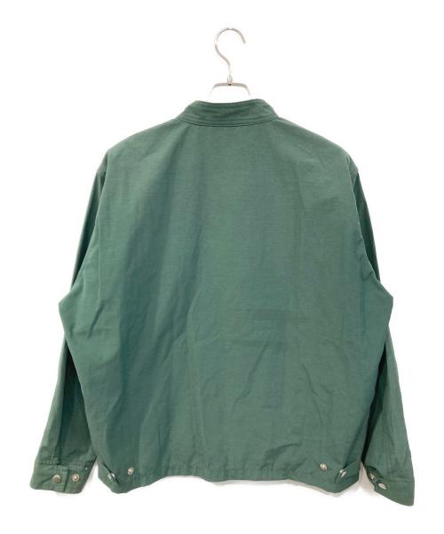 stussy（ステューシー）stussy (ステューシー) スタンドカラージップジャケット グリーン サイズ:SIZE Mの古着・服飾アイテム
