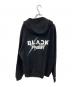 BLACKPINK (ブラックピンク) FRAGMENT (フラッグメント) コラボパーカー ブラック サイズ:SIZE XL：8000円