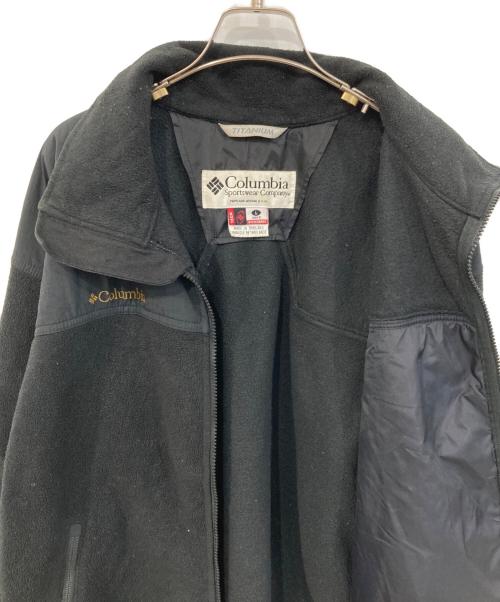 Columbia（コロンビア）Columbia (コロンビア) フリースジャケット ブラック サイズ:Lの古着・服飾アイテム