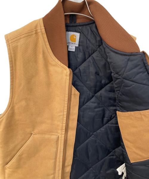 CarHartt（カーハート）CarHartt (カーハート) ダックベスト ベージュ サイズ:Sの古着・服飾アイテム