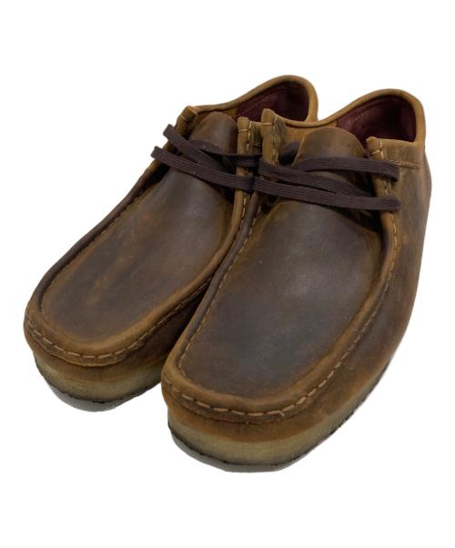 CLARKS（クラークス）CLARKS (クラークス) レザーワラビーシューズ ブラウン サイズ:26.5の古着・服飾アイテム