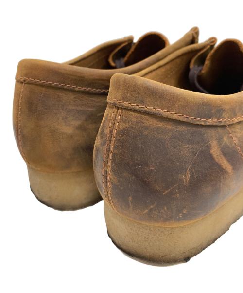 CLARKS（クラークス）CLARKS (クラークス) レザーワラビーシューズ ブラウン サイズ:26.5の古着・服飾アイテム