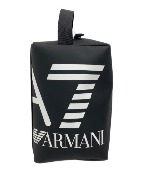 EMPORIO ARMANI（エンポリオ アルマーニ）EMPORIO ARMANI (エンポリオ アルマーニ) ハンドバッグ ブラックの古着・服飾アイテム