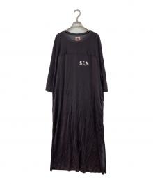 DEUXIEME CLASSE（ドゥーズィエム クラス）の古着「athletic wear MASON DRESS/アスレティック ウェア メイソン ドレス」｜グレー