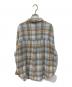 EVERYDAY I LIKE. (エヴリデイ アイ ライク) Vi/Li Check Wash シャツ/ヴィスコース/リネン チェック ウォッシュ シャツ ベージュ×ブルー サイズ:FREE：20000円