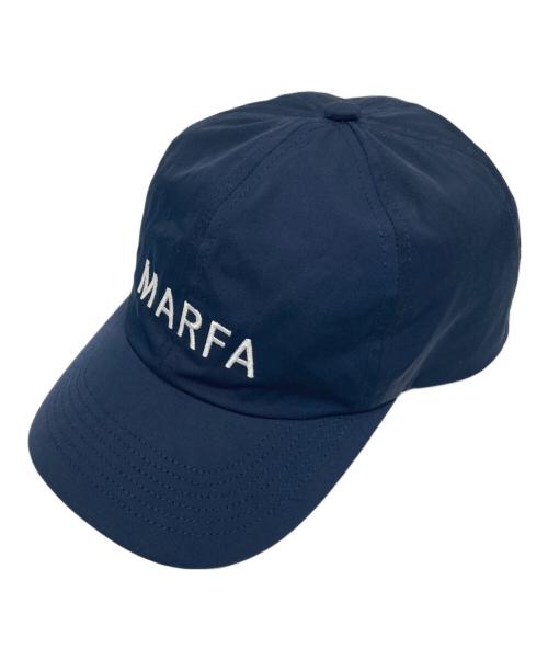 pcnq（パークニック）pcnq (パークニック) 別注MARFA LOGO CAP/マーファ ロゴ キャップ ネイビーの古着・服飾アイテム