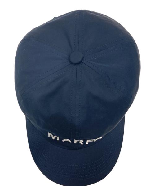 pcnq（パークニック）pcnq (パークニック) 別注MARFA LOGO CAP/マーファ ロゴ キャップ ネイビーの古着・服飾アイテム