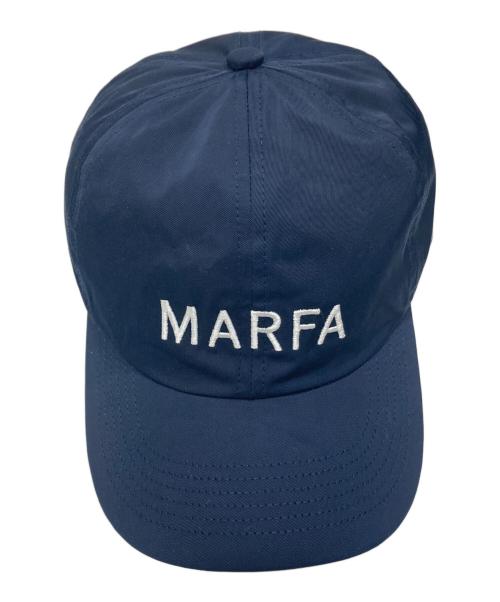 pcnq（パークニック）pcnq (パークニック) 別注MARFA LOGO CAP/マーファ ロゴ キャップ ネイビーの古着・服飾アイテム